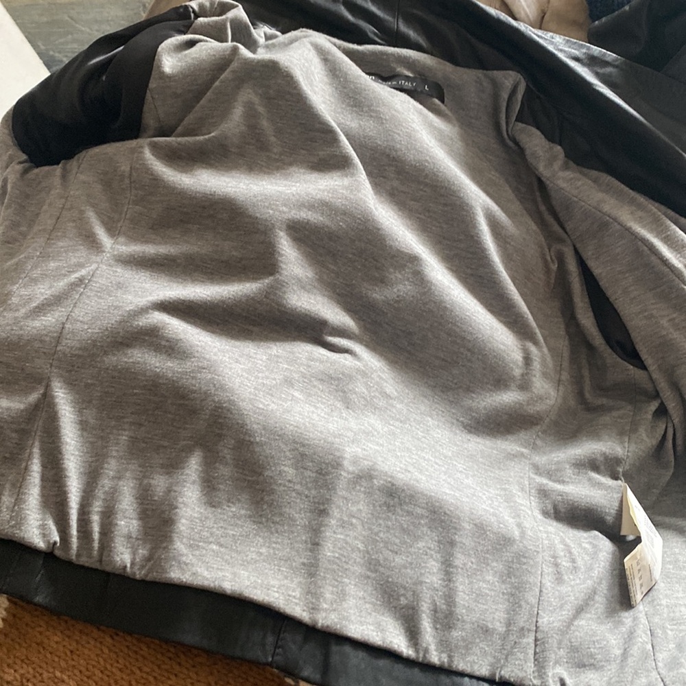 Dolan leather jacket. Black. Size L. - Picture 12 of 13
